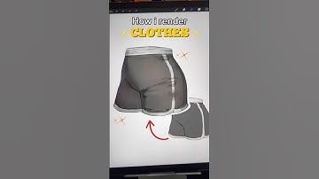 How i render ✨ Clothes ✨#art #drawing #tuto #tutorials #tutorialyoutube #tips #tipsandtricks #tutor