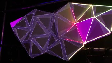 Laser and Video Mapping | Demonstration in studio