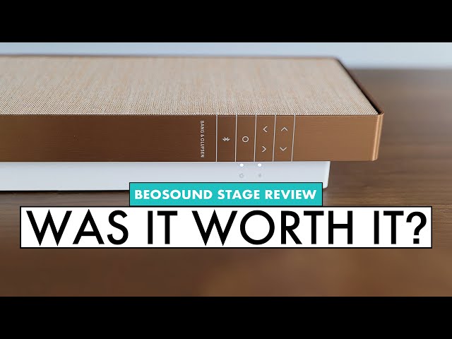 Was it WORTH the WAIT? BANG and OLUFSEN Beosound Stage Soundbar Review