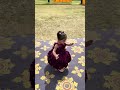 baby running in ground