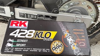 RK takasago chain 428 132L O-Ring for crf150L
