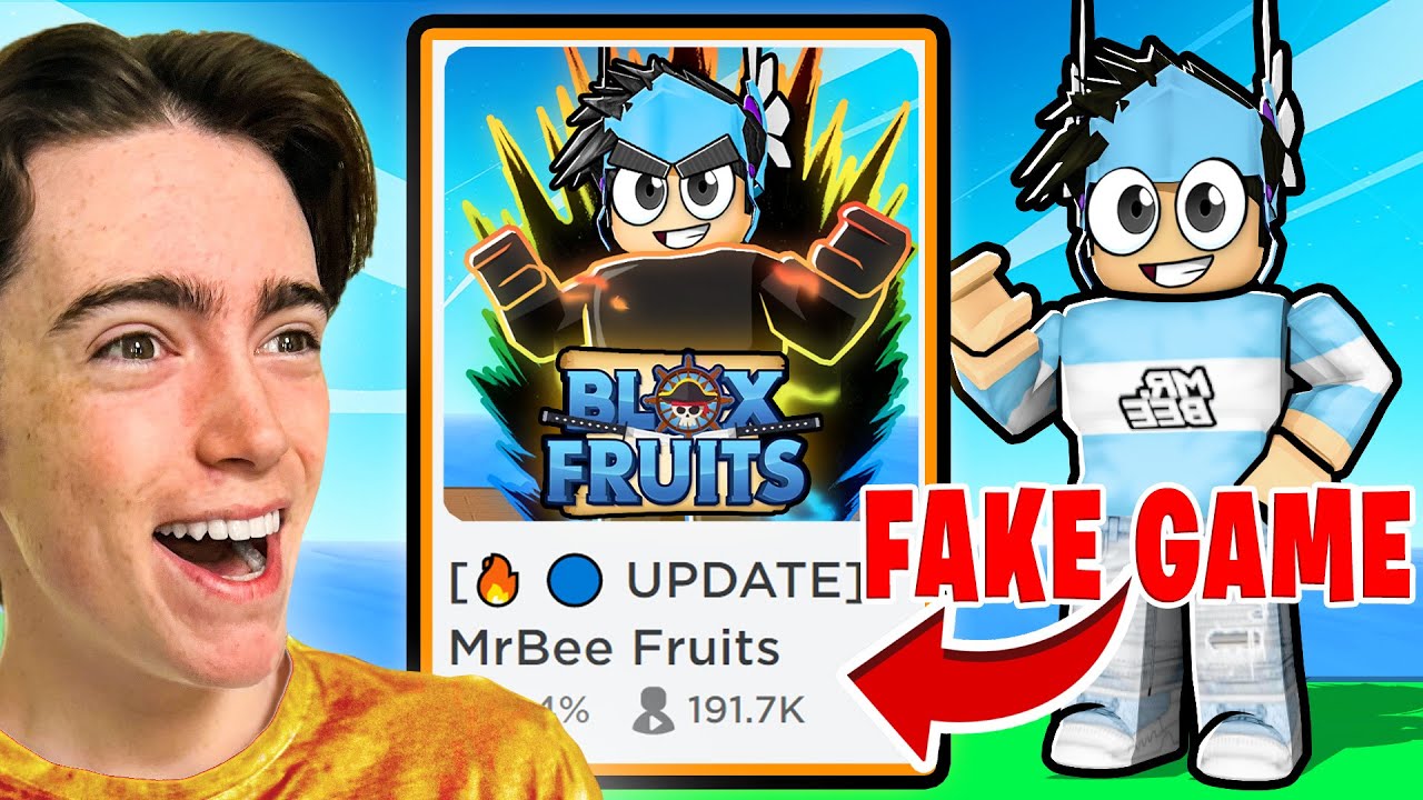 i played a FAKE blox fruits game! - BiliBili