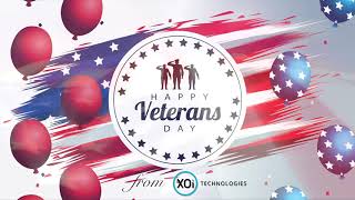 Happy Veterans Day Animation