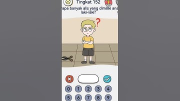 brain out 2 level 152 : how many eyebrows does a boy have? #brainout2 #brainout