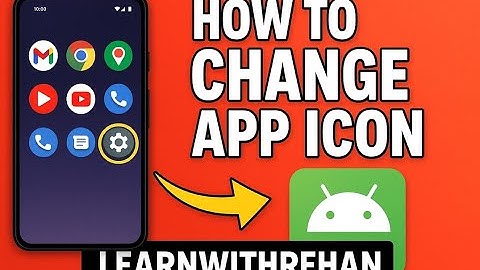 🔥 Android App Icon Change Kaise Kare? | 2025 Latest Method | Complete Step-by-Step Guide 🔥#android