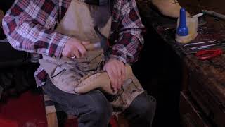 видео: Урок 5 Фиксируем рант обуви картинка: Урок 5 Фиксируем рант обуви