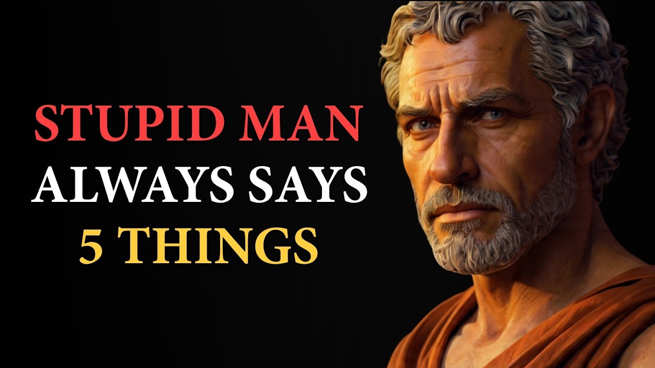 5 фраз, которые глупые мужчины постоянно говорят | Стоицизм