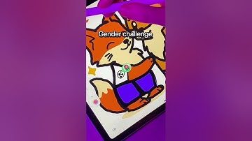 Gender challenge 🙂‍↕️ App: Drawly #drawly #art #artchallenge #fox #gaming