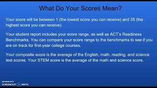Pre-ACT Scores