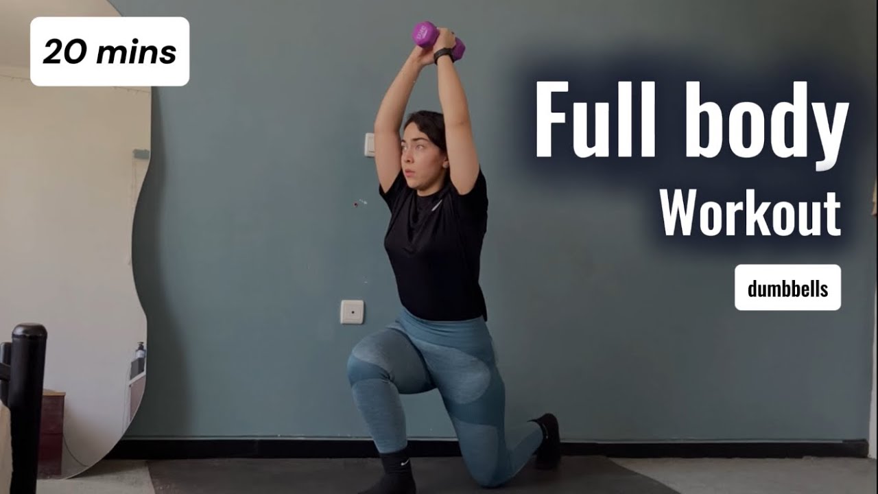 20 Min Full Body Dumbbell Workout 🔥 | No Jumping, Low Impact - YouTube