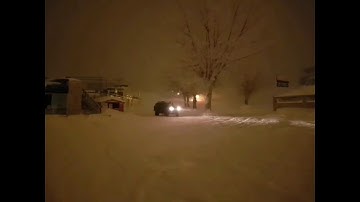 range rover p38 v8 off road snow drifting