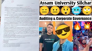 Auditing & Corporate Governance | Assam University Silchar | Bcom Hons| @NBnavoneetbhattacharjee