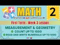 MATH 2 | COUNT UP TO 1000 | WEEK 3 LESSON | FIRST TERM | REVISED CURRICULUM