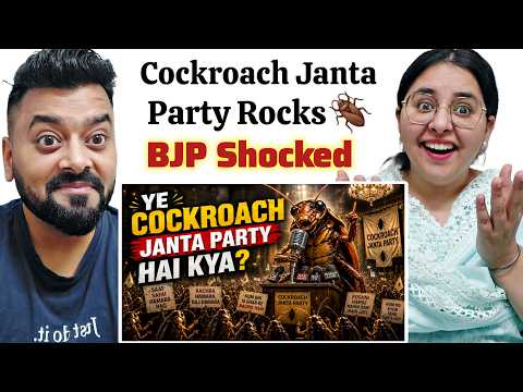 Indian Reaction on 🪳 Cockroach Janta Party ka Toofan 😱 | BJP me machi Khalbali 😅