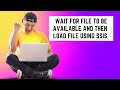 114 Wait For File To Be Available And Then Load Using Ssis 