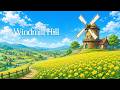 Windmill Hill 🌼 Peaceful Fantasy Ambience for Study, Reading &amp; Relaxation (2 Hours) | 花畑の丘