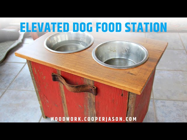 Provide a new elevated of comfort with wooden dog bowl stand – The Sweet  Home Make