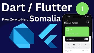 Complete Dart  & Flutter Course in Somalia   | Baro Dart Langauge iyo flutter| Part 1 screenshot 2