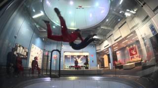Jen and Daniel Indoor Skydiving