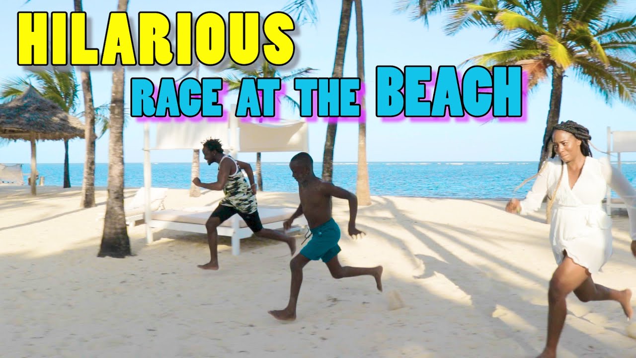 The Bahati's Family Vacation || Race At The Beach, Hilarious || DIANA BAHATI