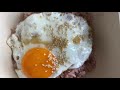 Super easy K-food(bean paste stew+egg rice)