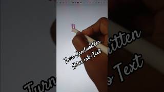 How to Convert Handwriting to Text in Samsung Notes Turn Handwritten Notes into Typed Text #shorts