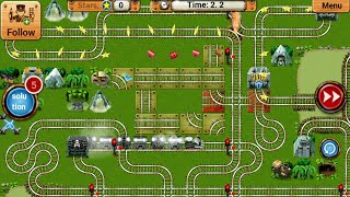 Rail Maze 2 Quick Gameplay - Train Puzzle Game - Android Gameplay #1931 screenshot 4