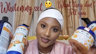 does Dr. teals set lightens or whitens | Dr. teals set review | review on Dr. teals Vitamin C set