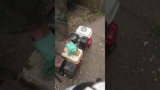 Honda gx200 first time start up