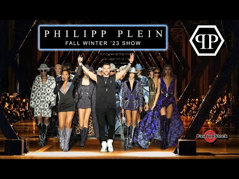 PHILIPP PLEIN Winter 23 CHROME COWBOY Collection - Milan Fashion Week FW23 | 5 Cameras 4K Full Show