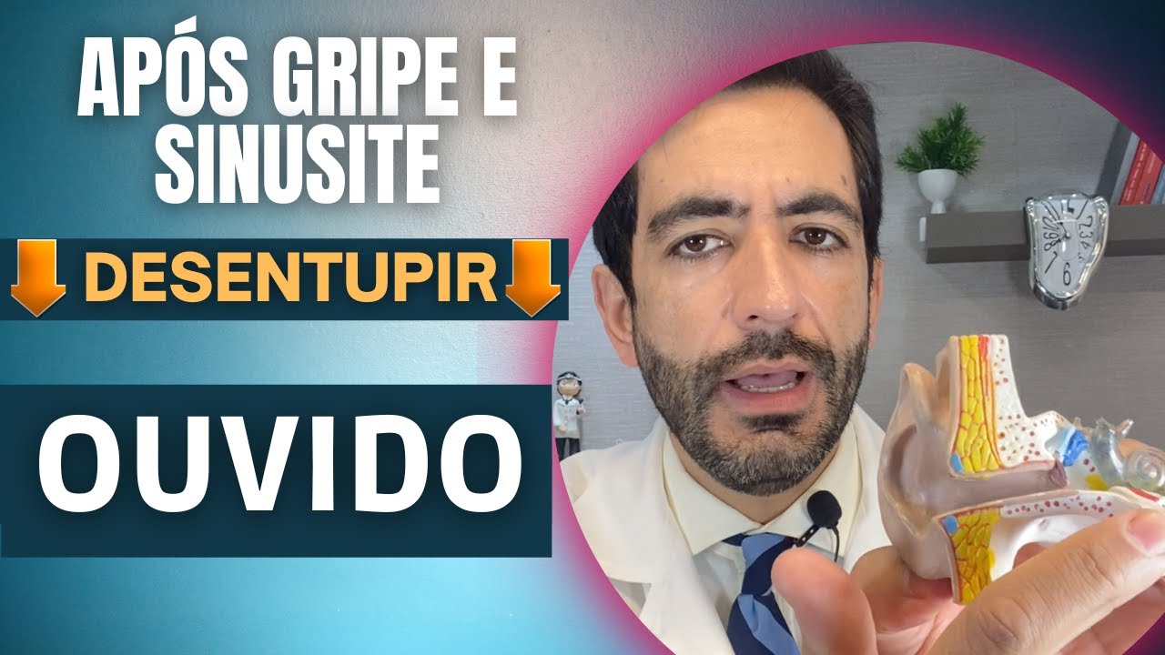 Como aprender desentupir o ouvido tampado apos gripe, resfriado ...