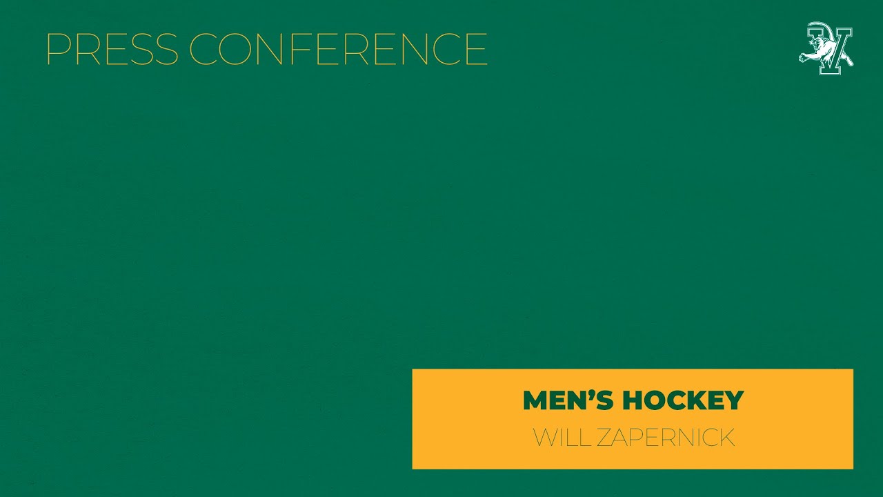 Men's Hockey: Weekly Press Conference - Will Zapernick