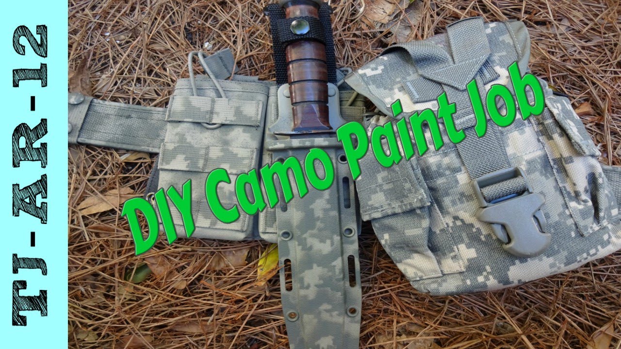 How to Spray Paint a Camouflage Pattern 