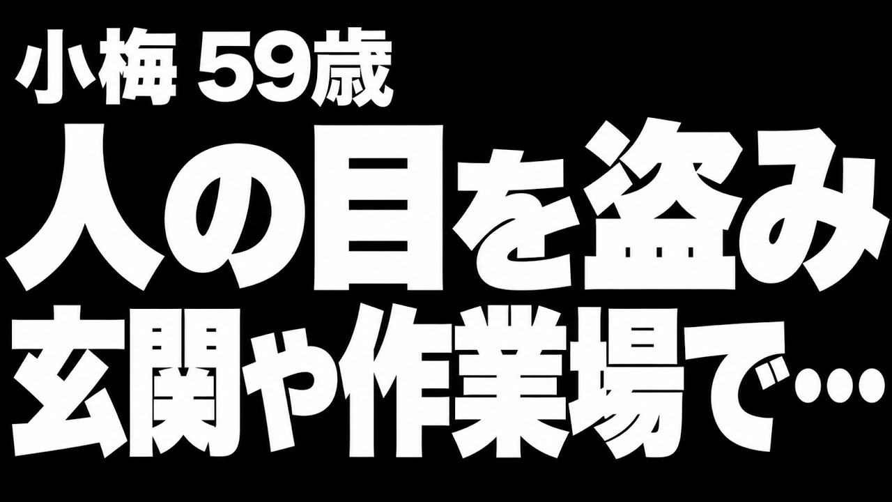 【高齢者の夜の事情】59歳で初めて知った男性との体験。父の目を盗み、薄暗い作業場や玄関で何度も彼と…。(小梅 59歳)836
