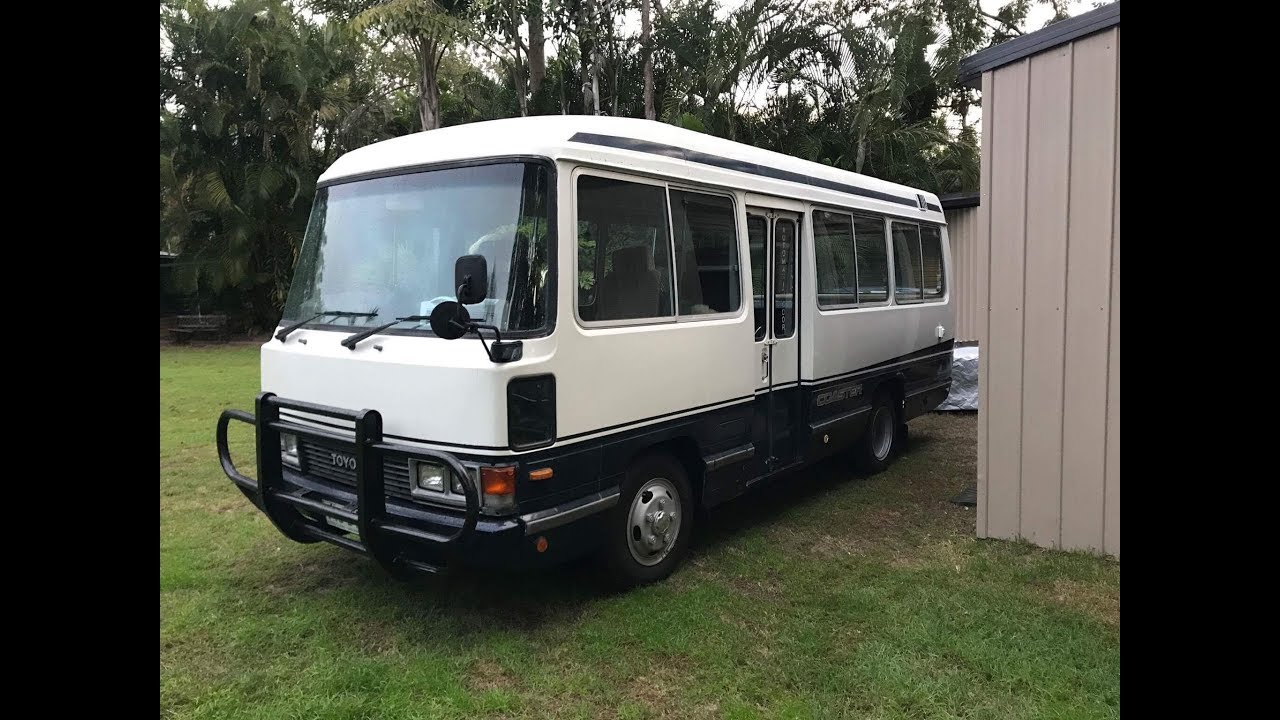 Building of the Nanabago II Toyota Coaster Camper conversion YouTube