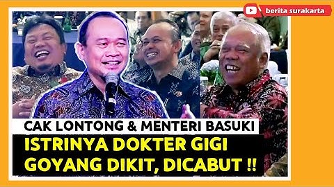 Kocak Parah CAK LONTONG Diundang MENTERI BASUKI : Gara2 Sopir Bus, Bapak Ibu Saya Gak Pernah Ngobrol