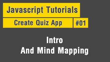Quiz App - Arabic JavaScript Tuts #01 - Intro And Mind Mapping