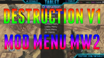 MW2 Destruction V1 All Client Mod Menu | RGH/JTAG