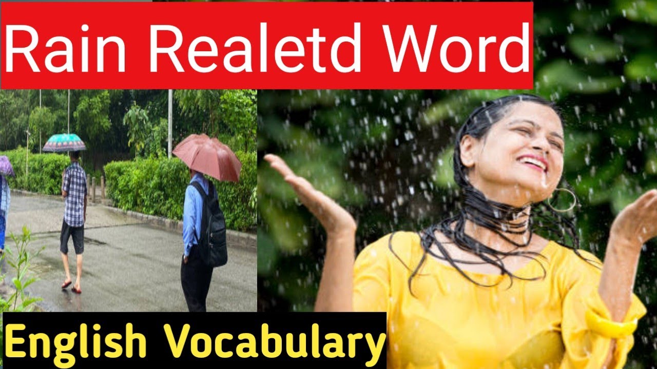 Rainy season Realeted Word Meaning!! Weather Vocabularyll YouTube