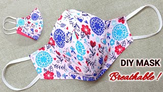 DIY BREATHABLE FACE MASK | Face Mask Sewing Tutorial | How to make mask at home | DIY Mask