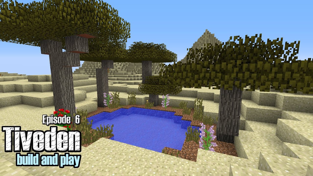 Minecraft Build & Play - Tiveden #6 - Acacia Tree Madness - YouTube