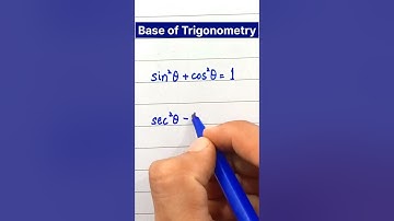 The base of trigonometry | Basic trigonometric identities | #maths #mathtricks #tricks #mathfun