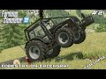 Pulling logs with VALTRA & TAJFUN winch | Forestry on ERLENGRAT | Farming Simulator 22 | Episode 21