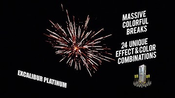 Excalibur Platinum Artillery Shells - World Class Fireworks