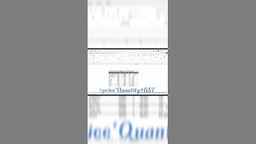 18% GST Formula In Ms-Excel  #shorts #short