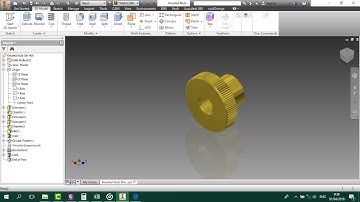Creating Realistic Straight Knurling In Autodesk Inventor Professionall