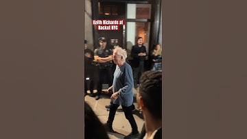 Keith Richards outside the Racket in NYC for “Hackney Diamonds” live event 💎