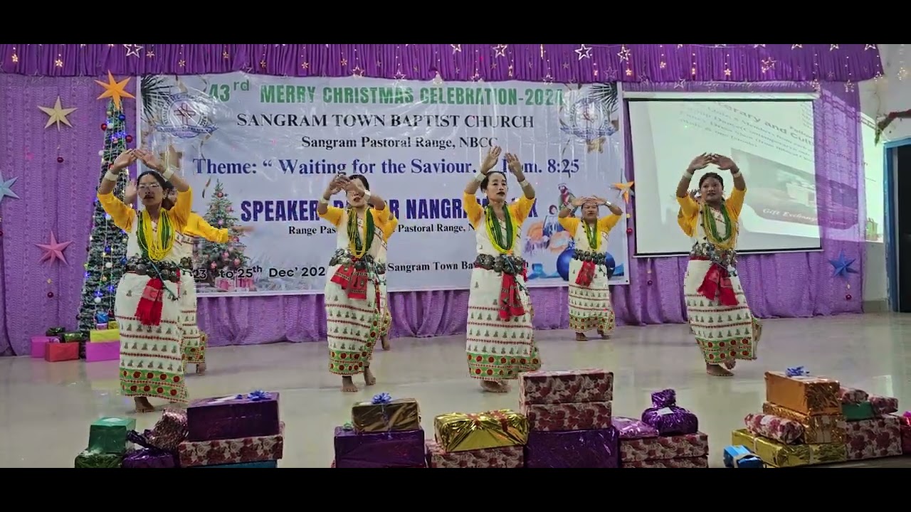 43rd Christmas Sangram Town Baptist Church, hote sector dance