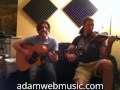 Adam web and nyke van wyk performing say often at sixwill studios in bethlehem pa