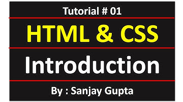 01 HTML | Fundamentals and How to run HTML code | Learn Programming by Sanjay Gupta